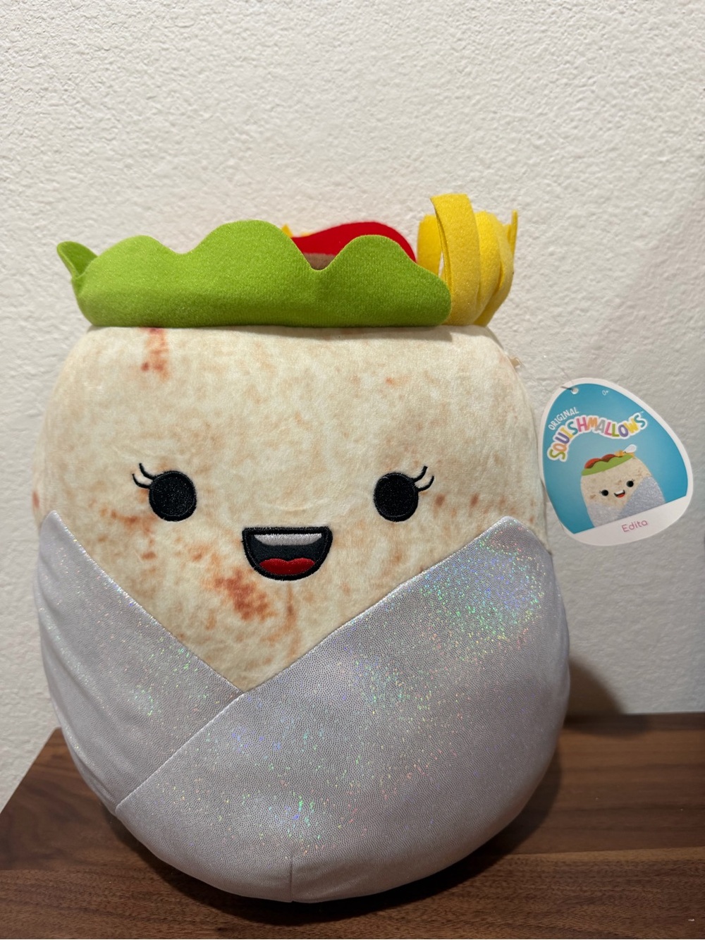 Squishmallows Burrito Edita 12” Plush NWT